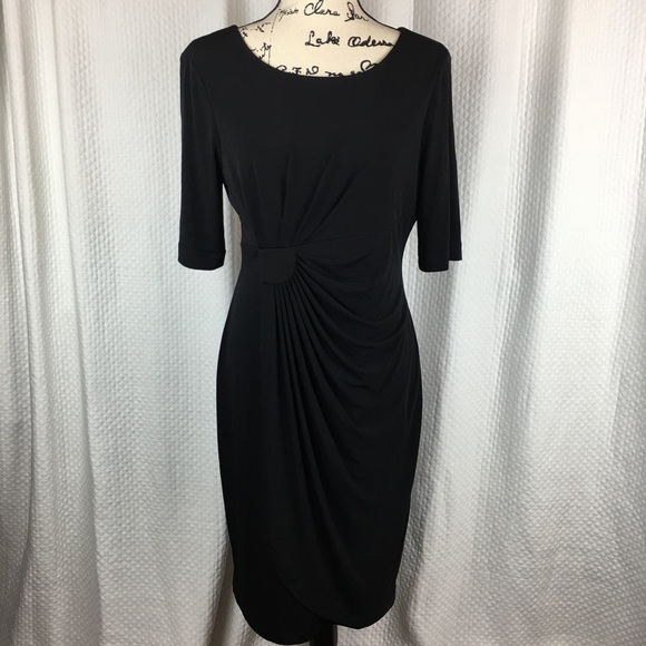 connected apparel Dresses & Skirts - Connected Apparel Black Short Sleeve Dress Size 10